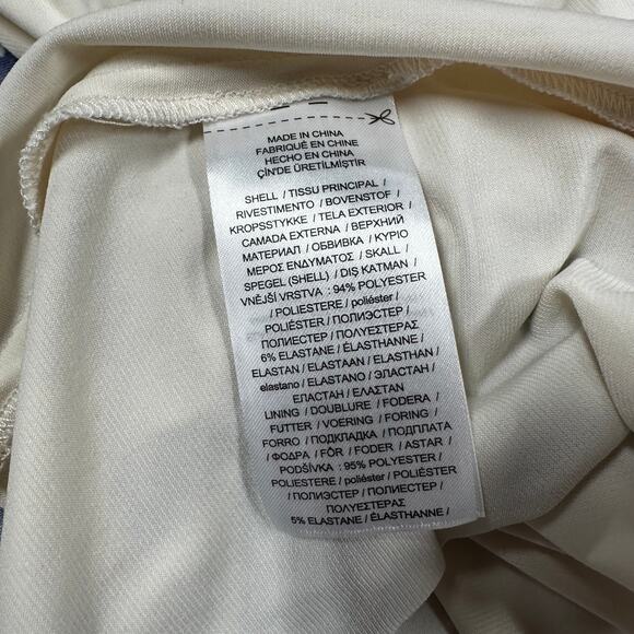 Lauren Ralph Lauren Print Jersey Halter Gown Blue White Women's Size 12 NWT NEW - Picture 7 of 12